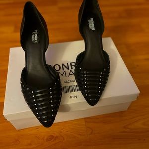 Black Monroe and Main heels excellent condition.